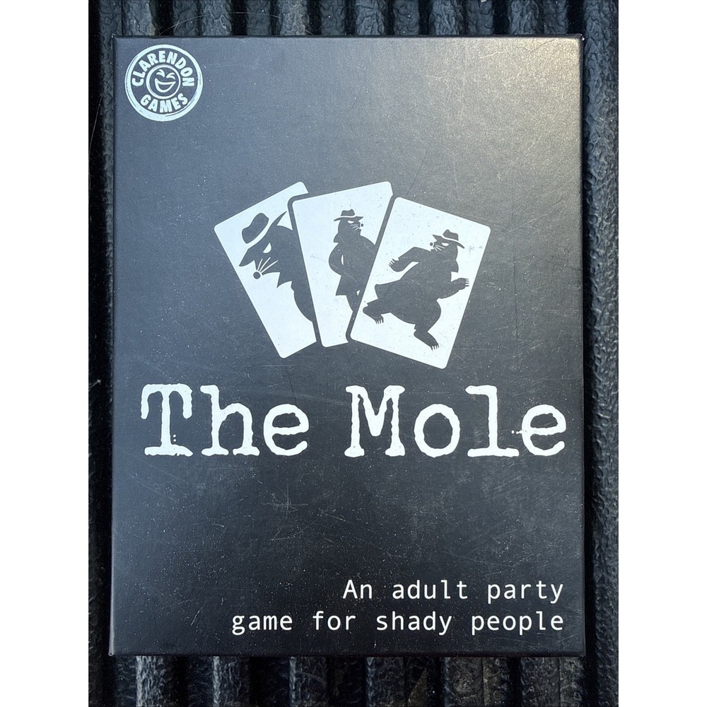 The Mole: An Adult Party Card Game For Shady People Clarendon Games  (1)